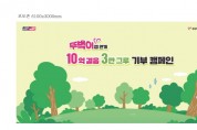 경북도, 전국 최초 걷기로 3만 그루 기부 캠페인 펼쳐